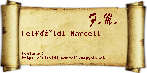 Felföldi Marcell névjegykártya